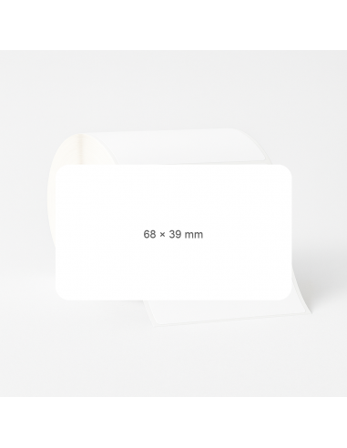 Lipnios etiketės 68x39mm. Vellum