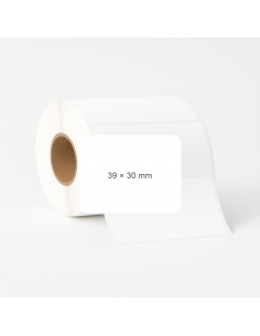 Lipnios etiketės 39x30mm Termo (1 rulonas - 1500vnt.)