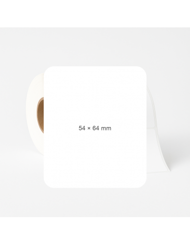 Adhesive labels 54x64mm....
