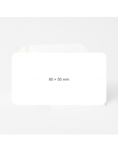 Adhesive labels 90x50mm. Polypropylene. Standard adhesive