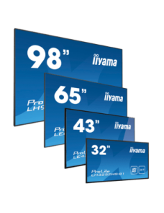 iiyama ProLite LFDs, 138.6cm (54.6), 4K, USB, RS232, Ethernet, Wi-Fi, Android, kit (RS232), black