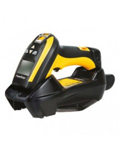 Laidinis brūkšninių kodų skaitytuvas Datalogic PM9100, 1D, multi-IF, disp., kit (RS232), RB, black, yellow